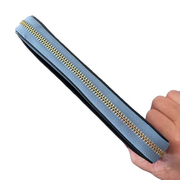 Kate Spade New York Morgan Zip Around Continental Wallet Kingfisher Blue - Picture 5 of 7